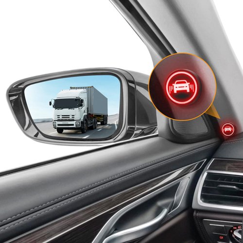 BlueDex Universal Blind Spot Monitoring Assistant DC12V Car Lane Changing Warning 24Ghz Millimeter Wave Sensor Detection System