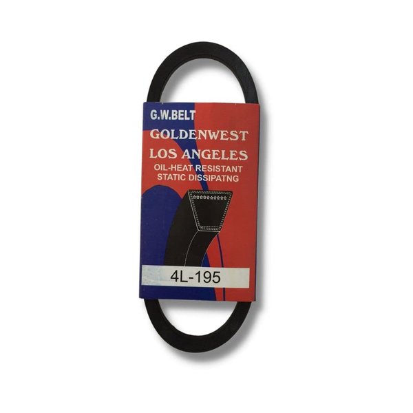Reel Mower Drive Belt Replacement (19 1/2" Length) 4L195 Fits Mclane