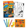Bendon Publishing Set of 15 Kids Play Packs Bundle ~ Fun Party Favors Coloring Book Crayons, Stickers Plus Door Hanger and Loot Bags (Hot Wheels)