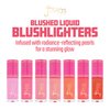 Juvia's Place Blushed Liquid BlushLighter Pink Lady Glow - Liquid Blush for Cheeks with Luminous Glow, Long-Wearing, Buildable & Highly-Pigmented Makeup Blush, Easy to Blend Liquid Blush