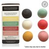 Konjac Sponge Set 10 Pack- Bulk Activated Bamboo Charcoal Facial Sponge Gentle Face Cleansing and Exfoliating Deep Turmeric, French Green, Rose and Red Clay for Face and Body by Bare Essentials Living
