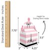 Big Dot of Happiness Paris, Ooh La La - Treat Box Party Favors - Paris Themed Baby Shower or Birthday Party Goodie Gable Boxes - Set of 12