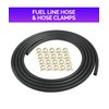 RACOONA 9.85FT Fuel Line,1/4" ID Fuel Line Hose with 20Pcs 2/5" ID Hose Clamps,Car Accessories Gas Line Small Engine Fuel Line,Stretchy Fuel Line for Motorcycle Mowers Tractors and All Small Engines