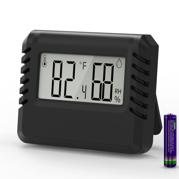 Indoor Thermometer Hygrometer for Home, Room Thermometer Humidity Meter with Accurate Temperature Humidity Sensor for Greenhouse Baby Room Office