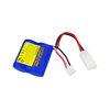 Fytoo 3PCS 7.4V 600mah Lithium Battery with Mini Odamiya Connector 1 Pallet 3 Charging Cable for UDI001 UDI008 UDI020 Charging High-Speed Water-Cooled RC Boat Spare Parts