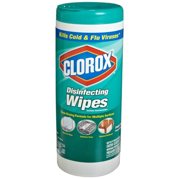 Clorox 01593 Disinfecting Bleach Free Wipes Fresh Scent (35 Count) (Pack of 2)