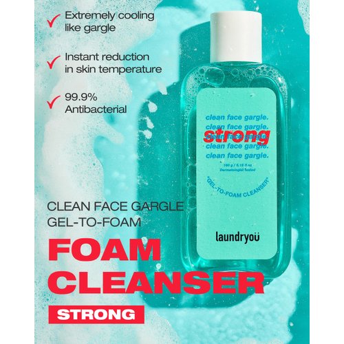 LAUNDRYOU Clean Face Gargle Cleanser Strong & Pore Cleansing Brush Duo - Gentle Pore Refining Cleanser, Non-Comedogenic, Over 10,000 Fine Bristles for Deep Cleansing Blackhead Remover Brush