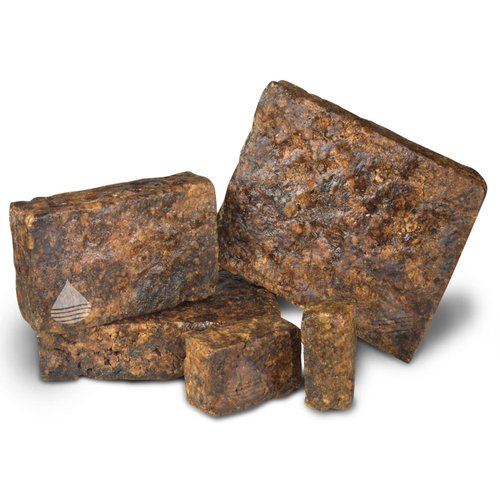 Aroma Depot Raw African Black Soap 8oz 100% Raw Natural soap for Acne, Eczema, Psoriasis, Scar Removal Face And Body Wash. Handmade