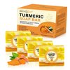 DERMAXGEN Organic Turmeric Soap Bar | Pure Natural Handcrafted Skincare, Face & Body Cleanser | Blemish Control, Reduce Acne, Evens Tone, Fades Scars, Sun Damage, Age Spots (Pack of 4)