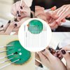 Nail Art Mixing Palette Resin Plate Tray for Christmas/Mixed Paint Drawing Color Display(Green)
