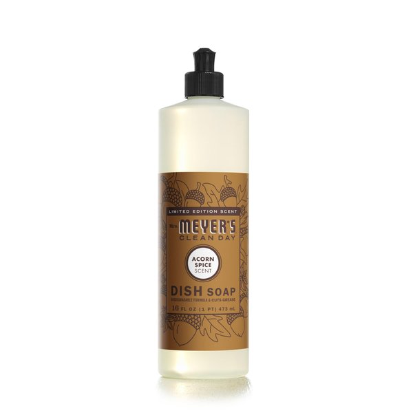 Mrs Meyer's, Dish Soap Acorn Spice, 16 Fl Oz