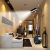 WeFoonLo 3W Wall Mounted Reading Light Flexible Gooseneck LED Sconce Lamp with Plug & Switch for Bedroom, Office, Workbench, Studio (01 Black Cool)