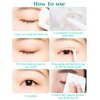 Lorvain 1800 PCS Breathable Eyelid Tape, 3 Rolls Single-sided Eye Stickers Sticky Natural Invisible Double Eyelid Sticker with Y Ford and Tweezers (Slim)