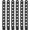 6 Pieces Bike Rack Rubber Strap Bike Rack Cradle Replacement Strap Cycling Rubber Wheel Strap for Bike Rack (Black)