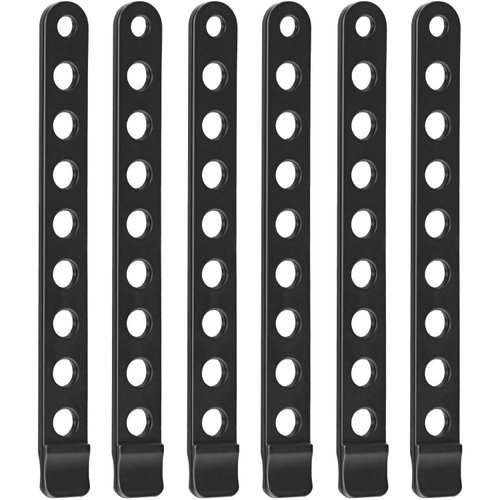 6 Pieces Bike Rack Rubber Strap Bike Rack Cradle Replacement Strap Cycling Rubber Wheel Strap for Bike Rack (Black)