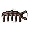 sanlusan 2 Pcs natural wooden comb,comb set, head Massage Comb,hair massager, wooden comb for women,wooden comb for men, Anti Static Wood, head massager scalp stress relax,birthing comb,Gift