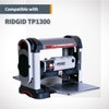 POWERTEC 13 Inch Planer Blades for Ridgid TP1300, TP13001, TP13002 Planer, Replacement for AC8630 Planer Knives, Set of 2 (12807)