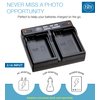BM Premium Pack of 2 EN-EL15 Batteries and USB Dual Battery Charger Kit for Nikon D7500, 1 V1, D500, D600, D610, D750, D800, D810, D810A, D850, D7000, D7100, D7200 Digital SLR Cameras