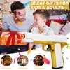Toy Gun Soft Bullet for Boys Girls, Toy Foam Blasters & Guns, Toy Guns with Shell Ejecting, Gift Box for Christmas Birthday for Boys Girls Adults Age 8+ Gold