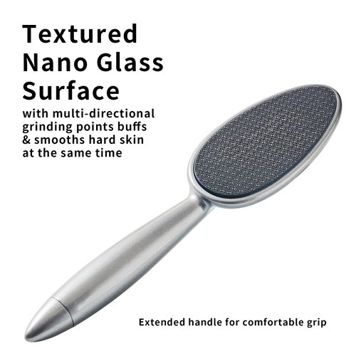 Dead Skin Remover for Feet, Foot Scrubber for Use in Shower, Foot File Callus Remover for Feet, Foot Scraper & Glass Foot File Callus Remover Tool