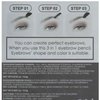 Romantic Beauty Pick 1 Color of 3 in 1 Eyebrow Pencil, Brush, Smudge Professional Makeup Creme Eye Brow E9794 + Free Zipper Bag (02 Chocolate)