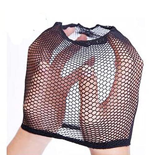 Generic Pure Shea Concepts, Black Mesh Wig Cap, Hair Weaving Cap, Adjustable for Short and Long Hair, 3 Pack
