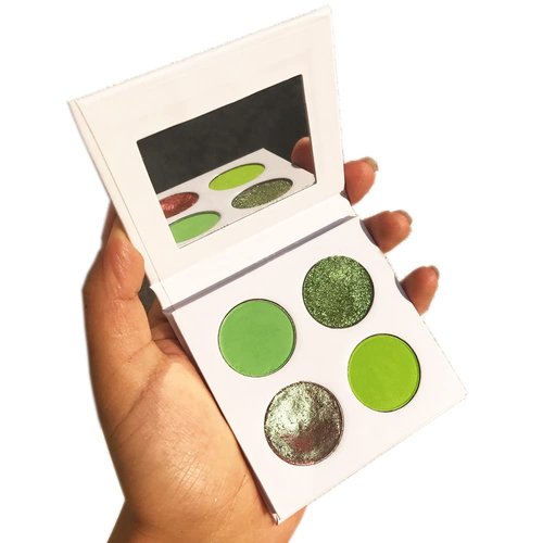 SZDYM 4 Colors Pigmented Eyeshadow Palette,cosmetic duochrome Matte eyeshadow,Creamy Texture Blendable Natural Colors Long Lasting Make Up (Make up-4)