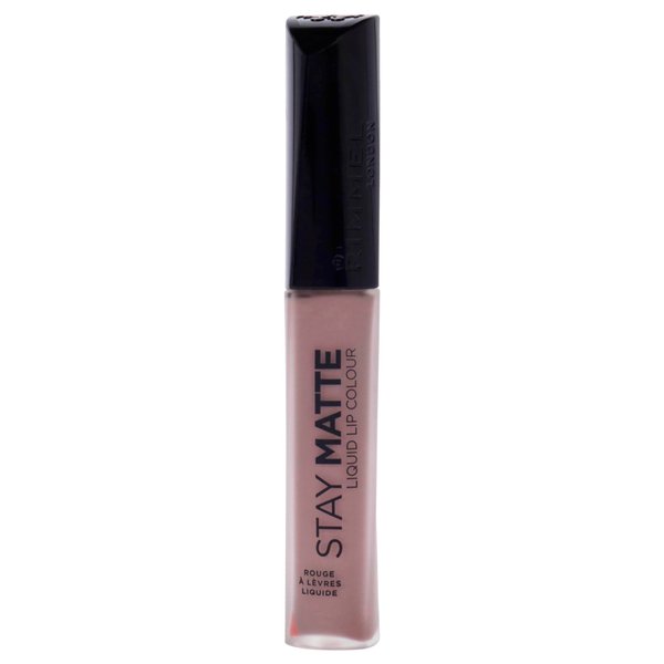 Rimmel London Stay Matte Liquid Lip Color with Full Coverage Kiss-Proof Waterproof Matte Lipstick Formula that Lasts 12 Hours - 220 Urban Affairs, .21oz