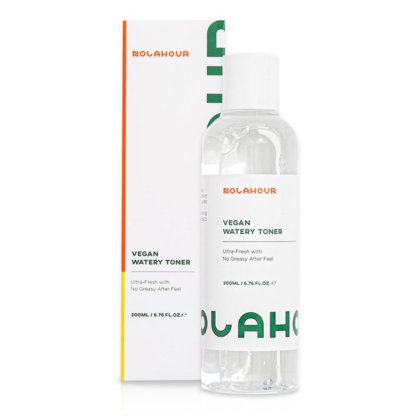 NOLAHOUR Vegan Watery Toner | Facial Toner for Men and Women | Hydrating Toner for Face w/Natural Ingredients | Toner for Oily Skin & Sensitive Skin | Korean Toner for Face (Pack of 1, 6.76 Fl Oz)
