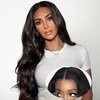 MARRYU 26 Inch 9x6 M-Cap Wear and Go Body Wave Lace Front Wigs Human Hair Pre Bleached Tiny Knots Glueless Wigs Human Hair Pre Plucked Pre Cut Pre 180% Density Upgraded No Glue Hd Lace Frontal Wig