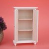 Miniature White Wooden Wardrobe Mini Dollhouse Accessories Miniature Furniture Doll Furniture Closet Tiny Furniture Clothes Wardrobe for Dollhouse