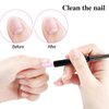 SILPECWEE 4 Pieces Pumice Stone Nail File Professional Precision Filing Cuticle Remover Cuticle Remover Nail Pusher Quartz Stone Nail Pen Manicure Stick Nail Art Tools for Salon Nails Care