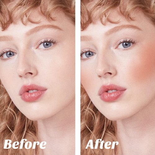 Boobeen Cream Blush stick, Multi Face Blush for Cheek, Lip and Eye, Pigmented Matte Finish for Natural Flush Color, Buildable and Lightweight