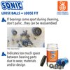 SONIC Turbo Wash, Complete Skate Bearing Cleaning Kit Includes 8 oz Citrus Cleaner, Inline Skates, Roller Skates, Skateboards, Patented, Made in USA