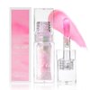 Bossup Color Changing Lip Oil,Warm Change Moisturizing Lip Gloss,Magic Big Brush Color Changing Lip Oil,Moisturized & sparkling,Long Lasting Nourishing Lip Glow Oil Non-sticky Primer Lip Tint(02)