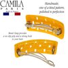 Camila Paris DG47 French Hair Barrette Clip for Girls Handmade, Strong Hold Grip Hair Clips for Women, No Slip and Durable Styling Girls Hair Accessories, Made in France