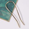 Iaceble Minimalist Metal U Shape Hairpin Gold Hair Fork Stick Updo Hair Sticks Clip French Hair Pin Decorative Hair Accessories for Women and Girl Headdress (Gold)