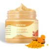BYOTOUTY Turmeric Vitamin C Clay Mask, Face Mask with Kaolin Clay for Deep Cleansing Pores,Improves Dark Spots,Acne,Skin Care Facial Mask Tightens Skin, Evens Skin Tone, 4.23 oz
