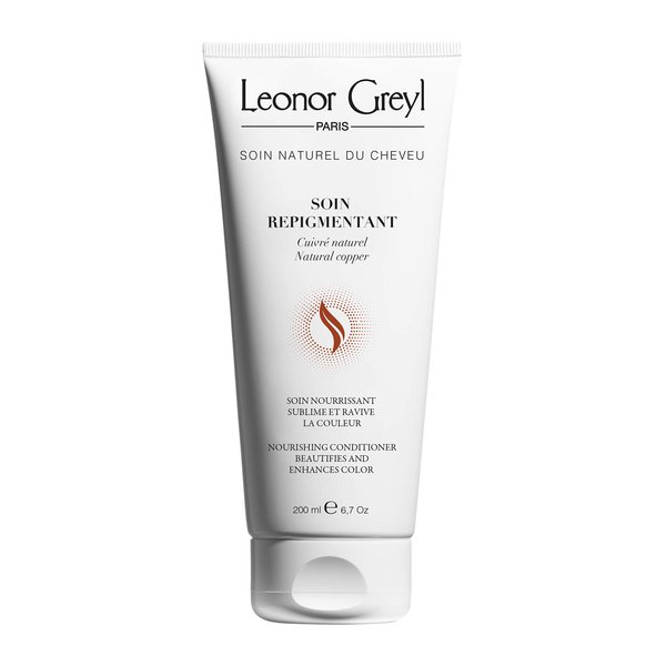 Leonor Greyl Paris - Soin Repigmentant Natural Copper - Color-Enhancing Hydrating Conditioner - Warms Dark Brown to Copper Tones (6.7oz)