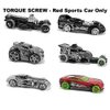 Hot Wheels Halloween 2019 Die-Cast Metal Vehicle Series - 2/6 - GBC59 - Torque Screw - Red Sports Car with Wolf on The Side