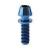 Wanyifa Titanium M5x20mm with Washer Allen Hex Tapered Bolts Screw for Bicycle Stem Pack of 6 (Blue)