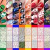 IDDFEVE 30 Sheets 8 Holiday Nail Art Stickers, Variety Pack All Season Nail Decals for All Year, Self-Adhesive Pegatinas Uñas 4th of July Halloween Fall Christmas Valentine St. Patrick's