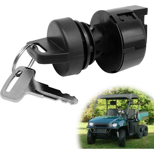 Ignition Key Switch 3 Position 6 Pins Compatible with Polaris Ranger 400 425 500 570 700 800 900 1000 Sportsman 300 325 400 450 500 550 570 700 800 RZR 570 800 900&More-Replace 4011002 4012165 4010390