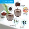 2 Pcs 2oz Ceramic Dappen Dish With Lids Acrylic Liquid Powder Cup Holder Container Jar Nail Art Tools (white)