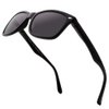 VITENZI Bifocal Sunglasses for Men and Women Retro Reading Sun Tinted Glasses with Readers - Prato in Black 2.25