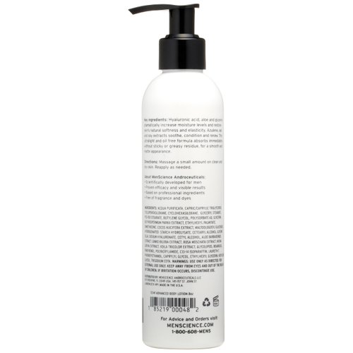 MenScience Androceuticals Advanced Body Lotion, 8 oz.