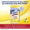 Lysol Disinfectant Wipes, Multi-Surface Antibacterial Cleaning Wipes, For Disinfecting and Cleaning, Lemon and Lime Blossom, 80 Count (Pack of 1)