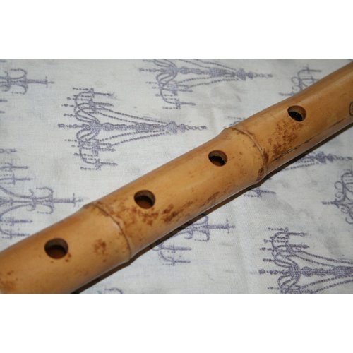 1.8 Shakuhachi Bamboo Flute w. Natural Mouthpiece D Key (D/F/G/A/C) Pentatonic - Warm, Mellow Sounding.