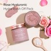 Mary&May Vegan Rose Hyaluronic Hydra Wash Off Mask 125g, Clean Pores, Sebum Control, Longer hydration, Hyaluronic, Rose Petals, Clay Mask, Korean Facial Mask, marynmay