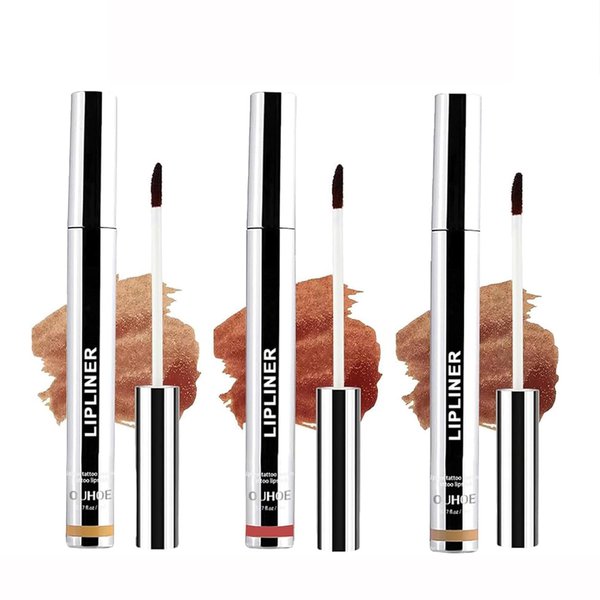 Detachable Lip Liner Set 3 Colors Peel lip liner Longwear and Pigmented Lip Pencil Peel Off Lip Stain
